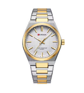 Curren - Montre pour hommes bracelet en acier inoxydable 2 tons