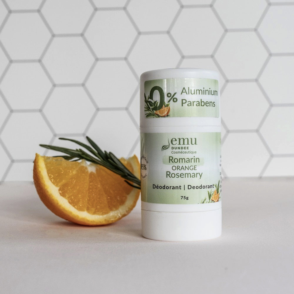 Déodorant naturel pour femmes - Romarin et orange - Emu Dundee - 75g