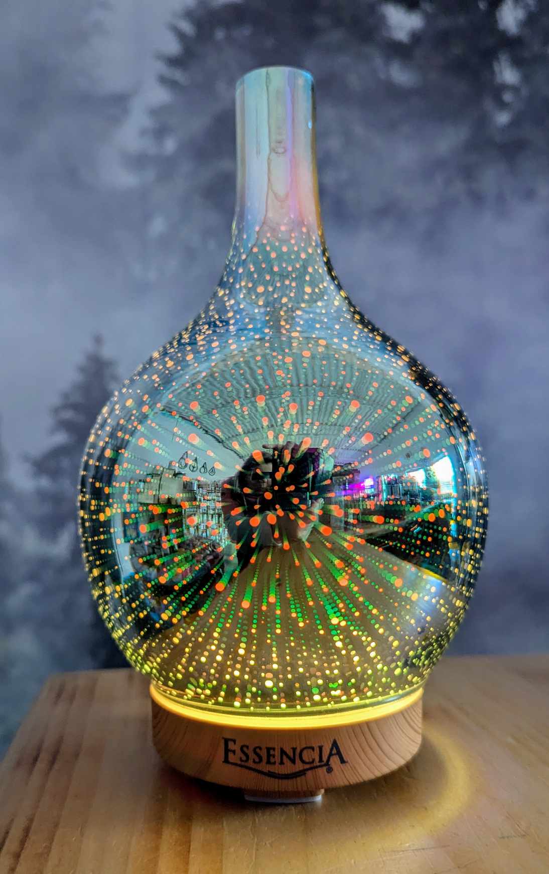 Diffuseur d'aromathérapie - Effet 3D en verre - Essencia