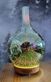 Diffuseur d'aromathérapie - Effet 3D en verre - Essencia