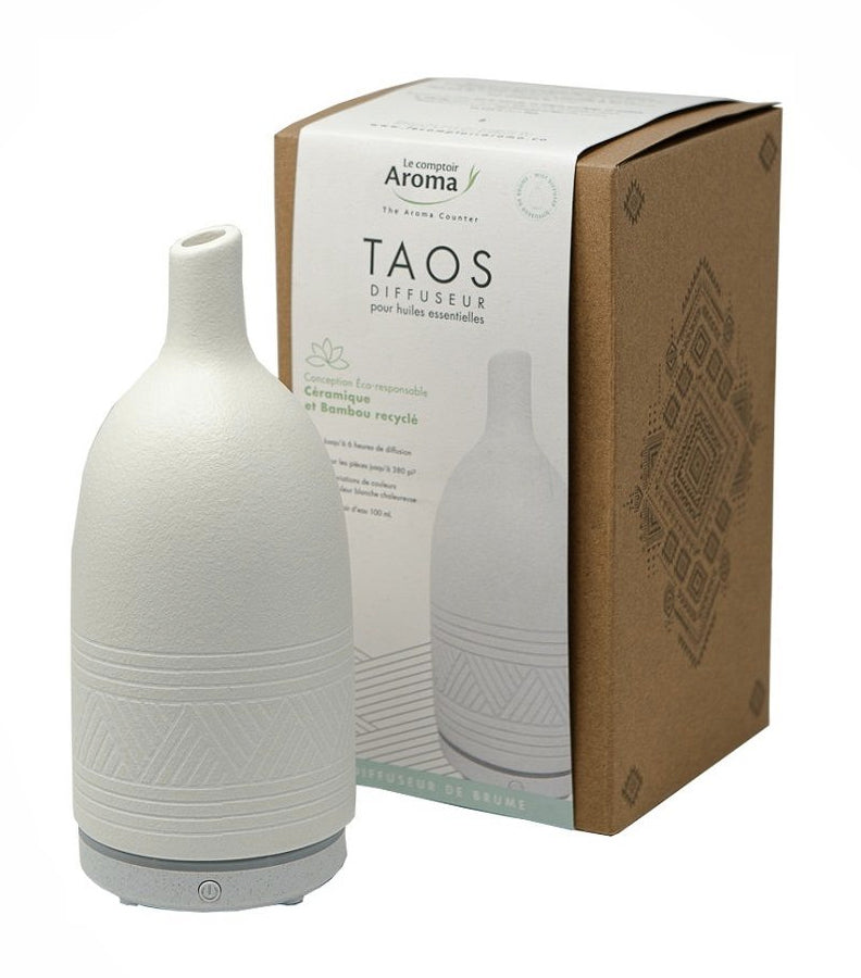 Diffuseur à huiles essentielles ultrasonique - Taos - Comptoir Aroma
