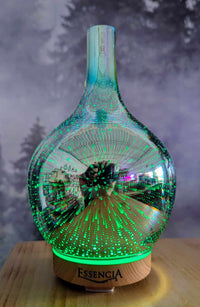 Diffuseur d'aromathérapie - Effet 3D en verre - Essencia