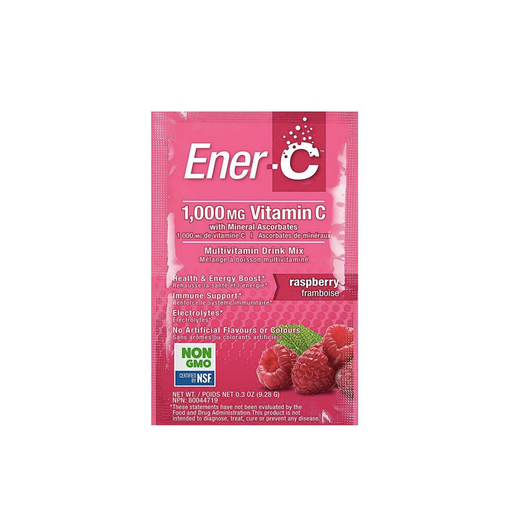 Mélange à boisson multivitaminé - Framboise - Ener-C - 30 sachets
