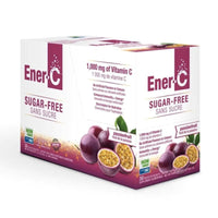 Mélange à boisson multivitaminé - Sans sucre - Fruit de la passion - Ener-C - 30 sachets
