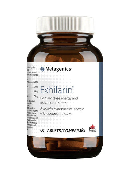 Exhilarin (énergie et résistance au stress) - Metagenics - 60 comprimés