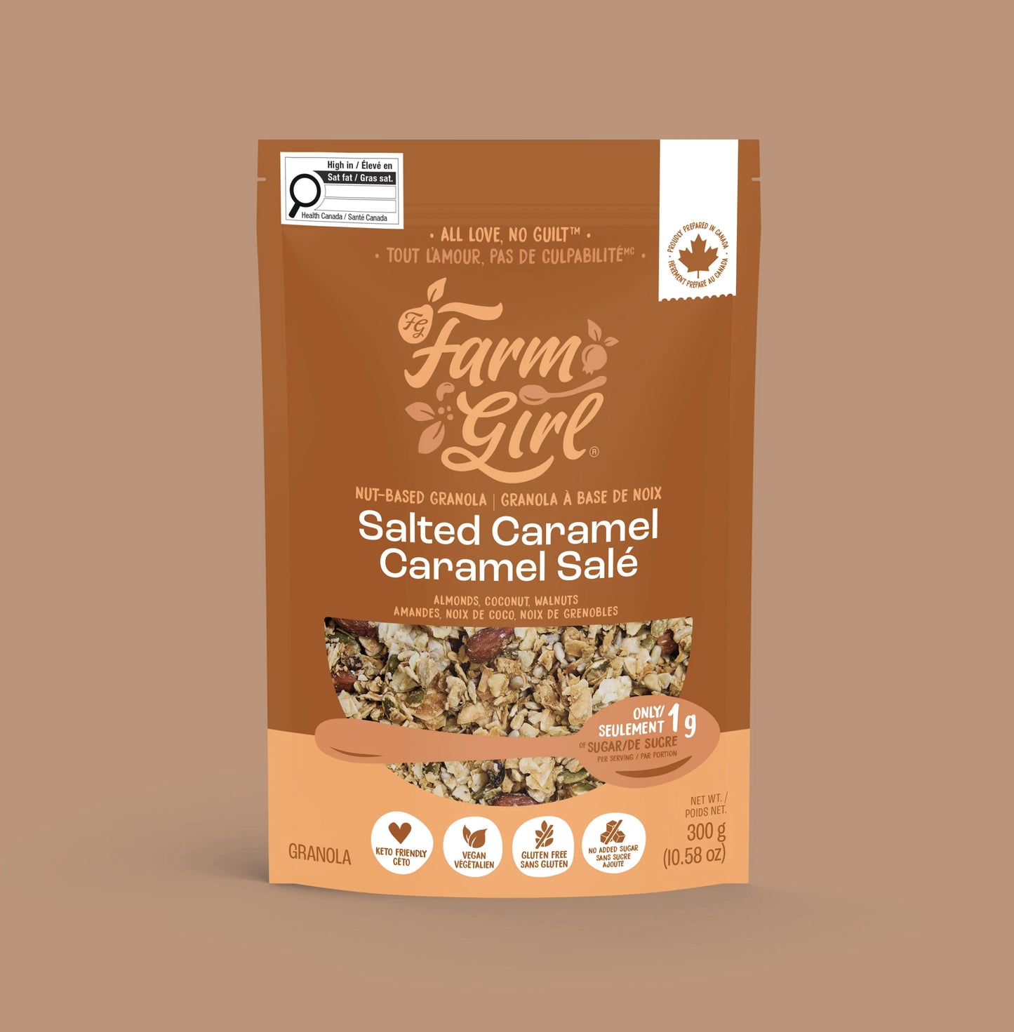 Granola - Caramel Salé - Farm Girl - 300g