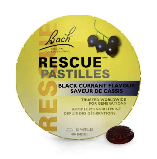 Rescue - Pastilles - Fleurs de Bach - 50g - Cassis