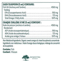 Super EFA Liquide - Formule d'Omega-3 - Genestra Brands - ml - Orange