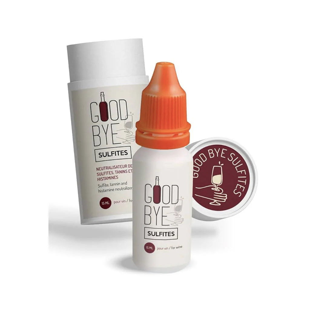 Goodbye Sulfites - Neutralisateur de sulfites, tanins et histamine - 15ml