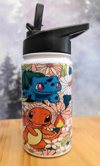 Gourde isotherme sport 12 oz anti-fuite - Pikachu et ses amis