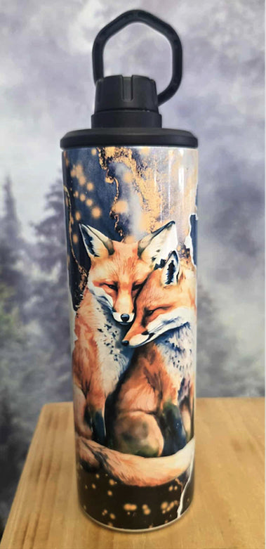 Gourde isotherme sport 20 oz. - Couple de Renards