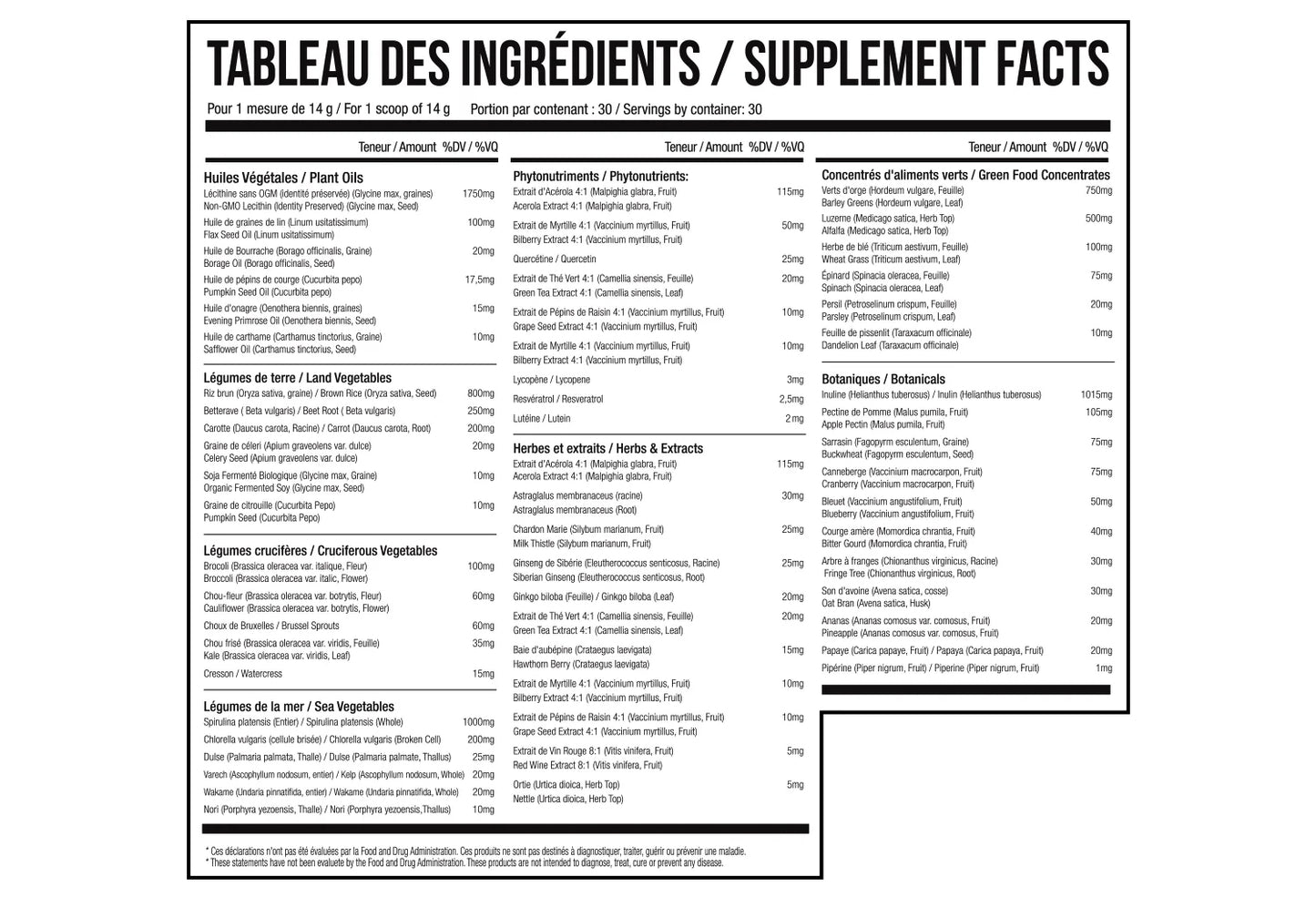 Greens & Berries - Légumes verts et baies - Pêche - Nova Pharma - 30 portions (420g)