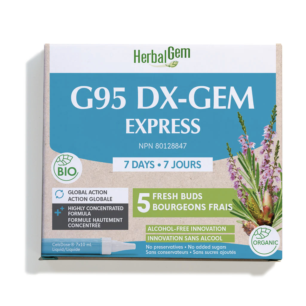 G95 - DX-GEM EXPRESS  7 Jours - Herbalgem - 7 X 10ml