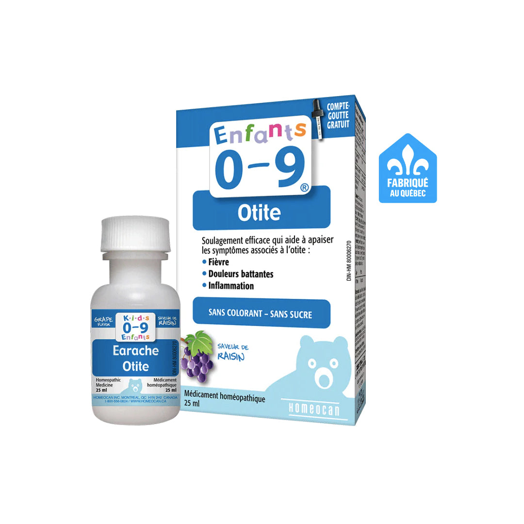 Otite - Enfants 0-9 ans - Homeocan - 25ml