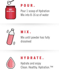 Électrolytes - Mélange d'hydratation - Framboise bleue - Biosteel - 148g (20 portions)
