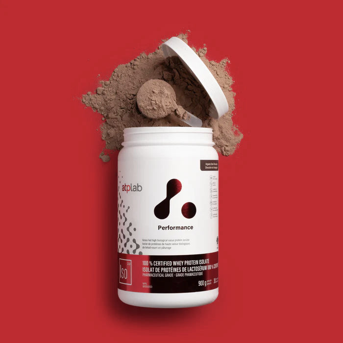 Isolat de protéines de lactosérum - Atp Lab - Chocolat ou Vanille ou Fraise - 30 portions (900g)