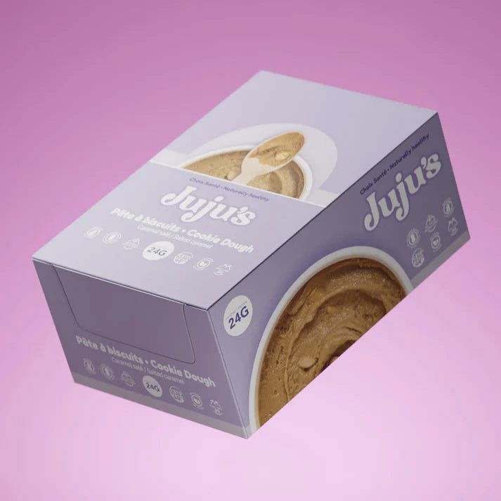 Collation protéinée, Pâte à biscuits - Caramel Salé - Juju,S Donuts