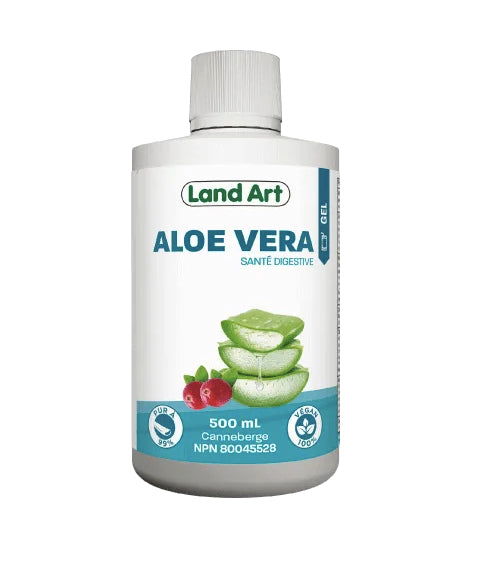 Aloe Vera - Gel buvable - Canneberge - Land Art - 500ml