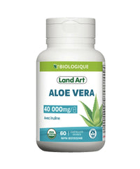 Aloe Vera biologique + Inuline - Land Art - 60 capsules