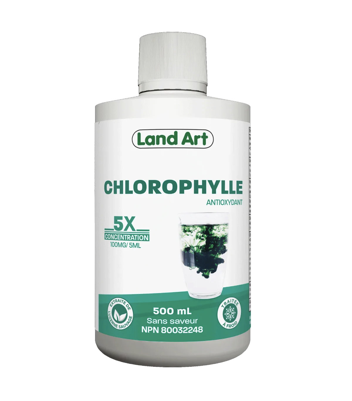Chlorophylle 5X  (concentration 100mg par 5ml) - Land Art - 500ml - Nature