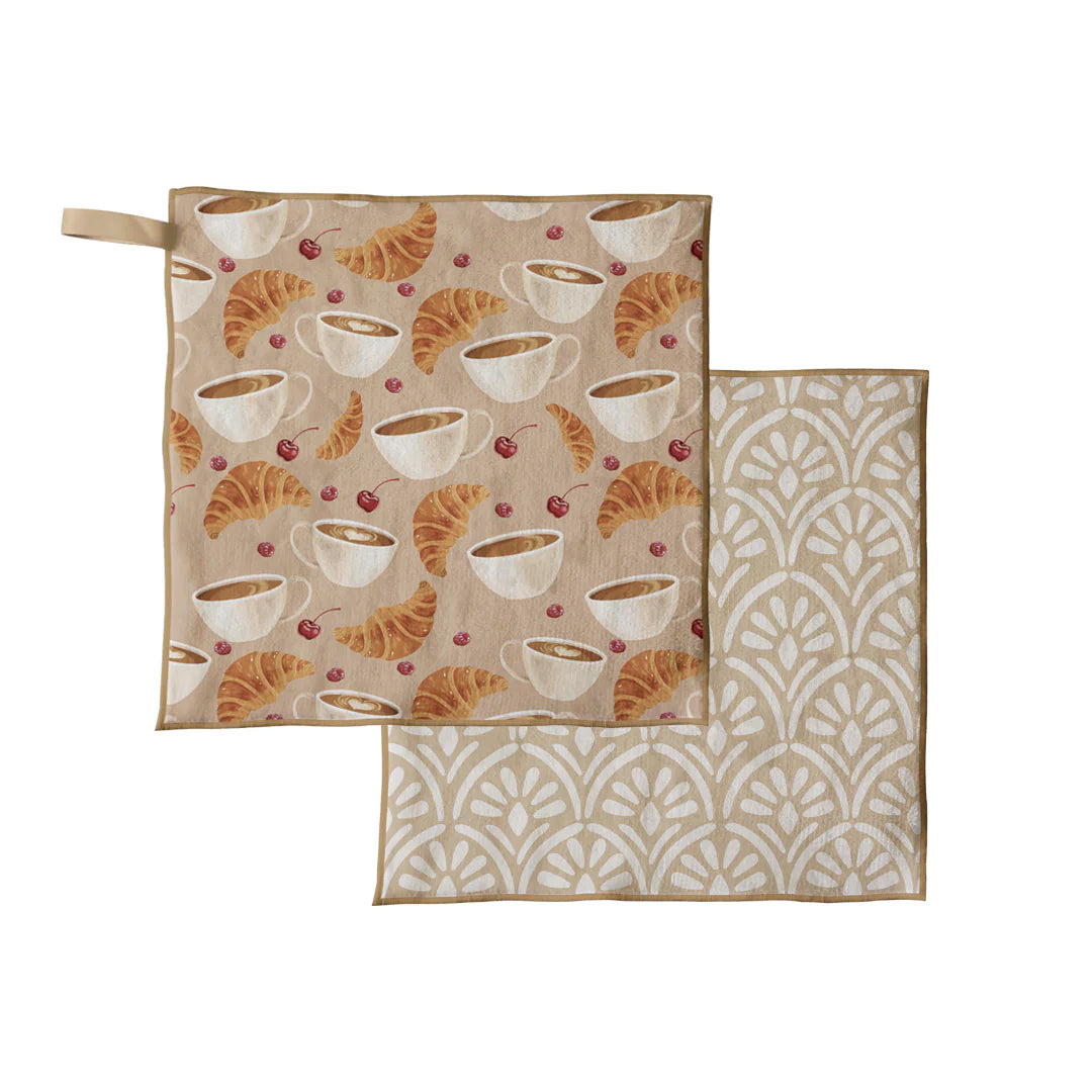 Ensemble de deux linges à nettoyer en microfibre - Marseille - Kawelä