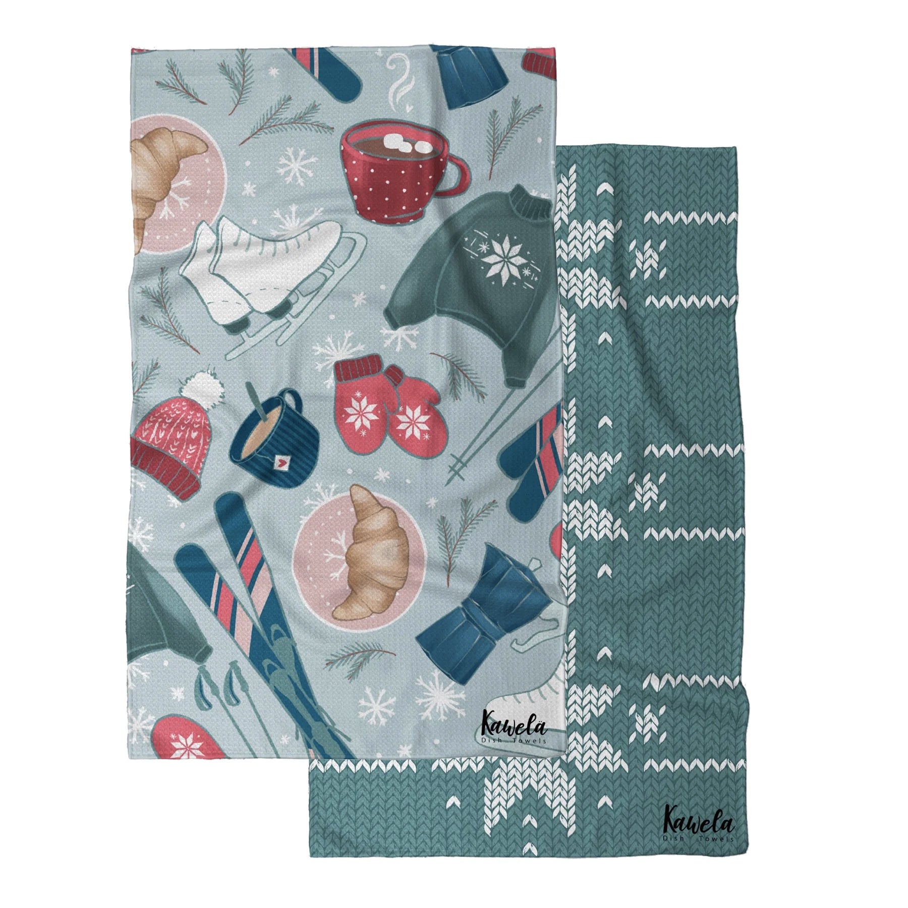 Linges à vaisselle en microfibre - Kawelä - Aspen - Paquet de 2