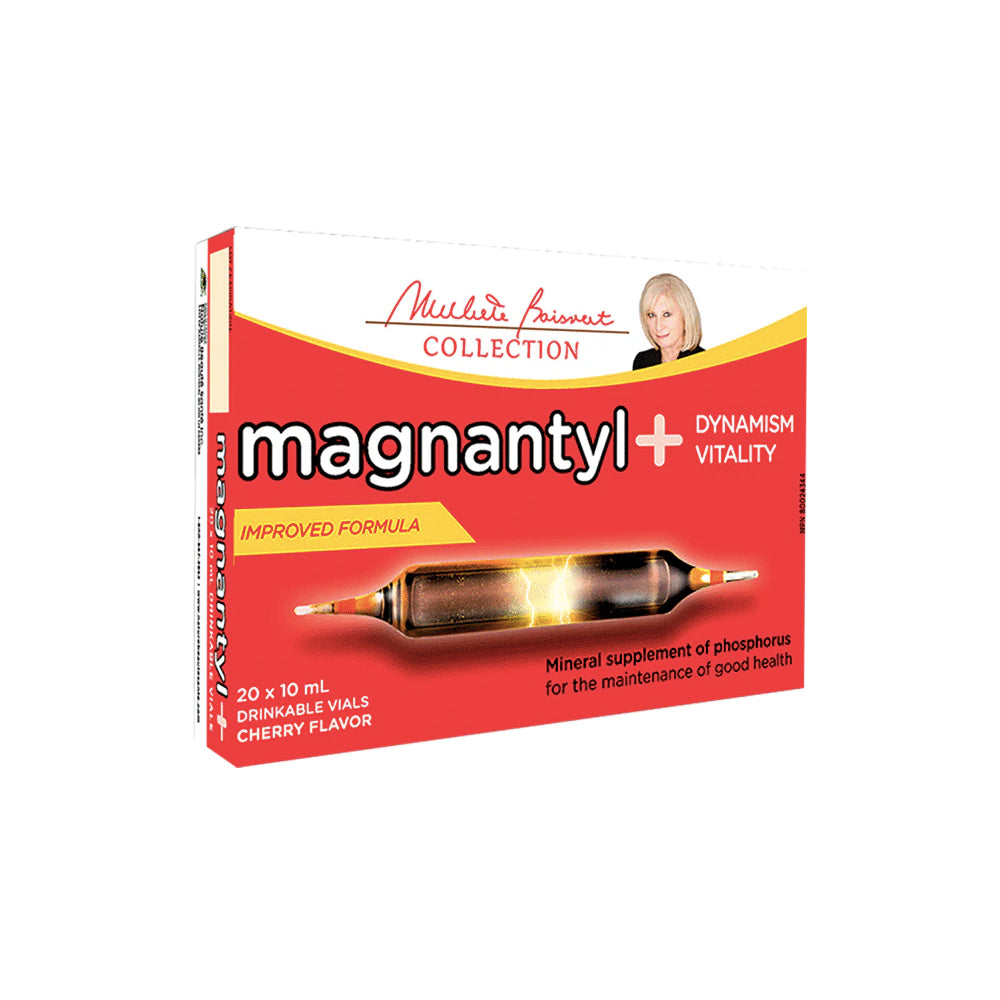 Magnantyl Plus Gelée Royale - Collection Michèle Boisvert - Homeocan - 20 ampoules buvables de 10ml