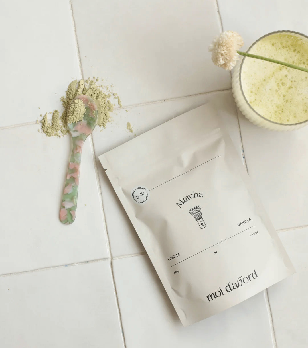 Thé Matcha - Vanille - Moi D'abord - 40g