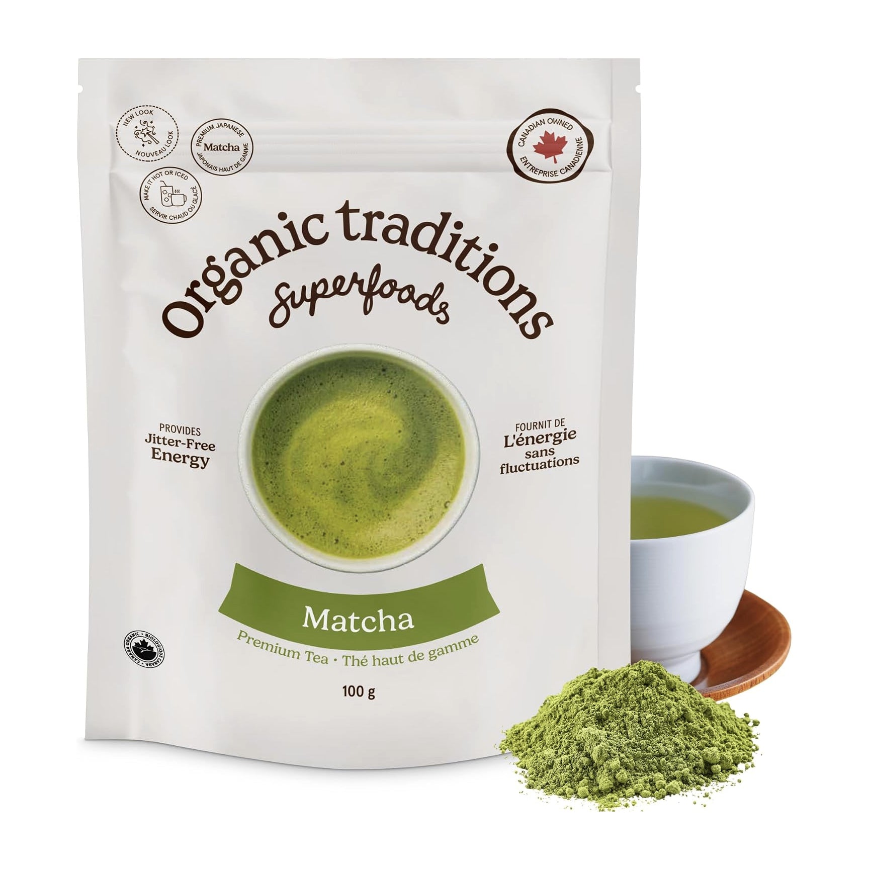 Thé Matcha Premium Biologique - Organic Traditions - 100g