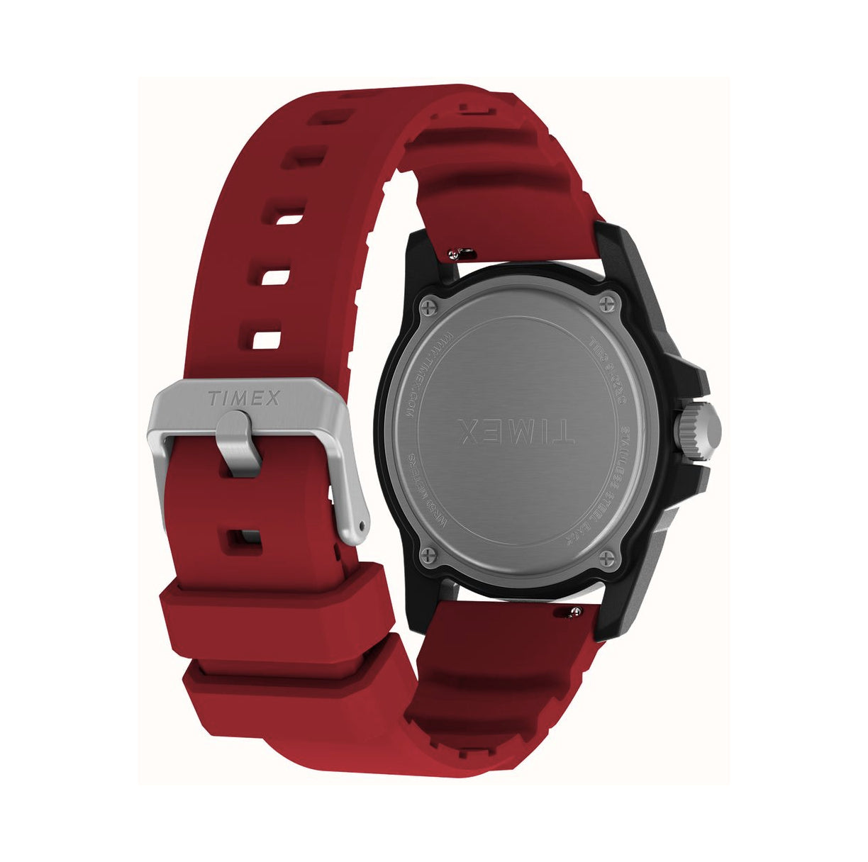 Montre sport pour hommes bracelet rouge Timex Indiglo TW5M61000