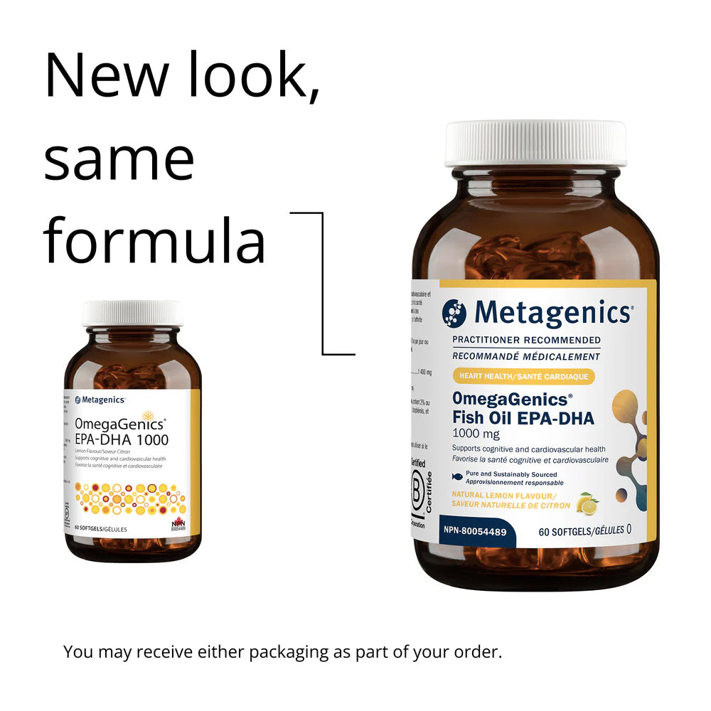 OmegaGenics EPA-DHA 1000mg - Metagenics - 120 gélules