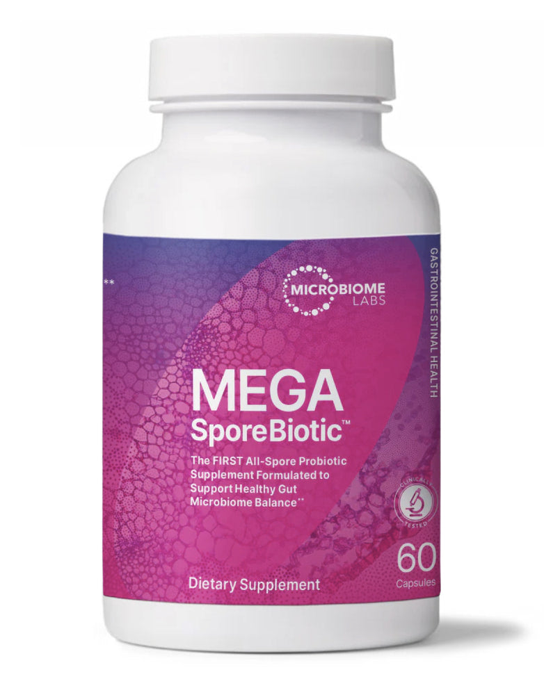 MegasporeBiotic - Favorise un intestin sain et un bon équilibre du microbiome - Microbiome Labs - 60 capsules