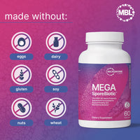 MegasporeBiotic - Favorise un intestin sain et un bon équilibre du microbiome - Microbiome Labs - 60 capsules
