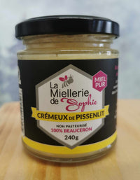 Miel crémeux de pissenlit - Miellerie de Sophie - 240g