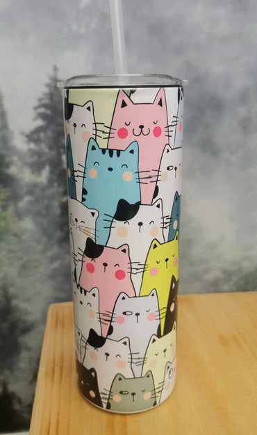 Gourde sport isotherme 20 oz. - Amoureux des chats