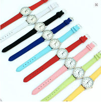 Montre pour femmes avec bracelet de cuir blanc - Chaoyada