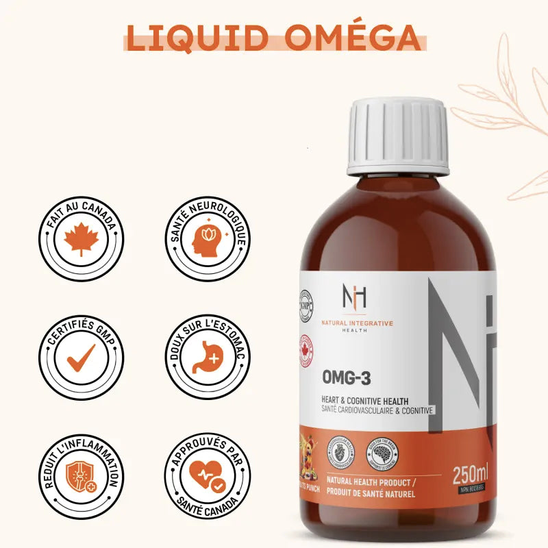 Liquid EPA DHA - Omegas-3 - NIH - 250ml