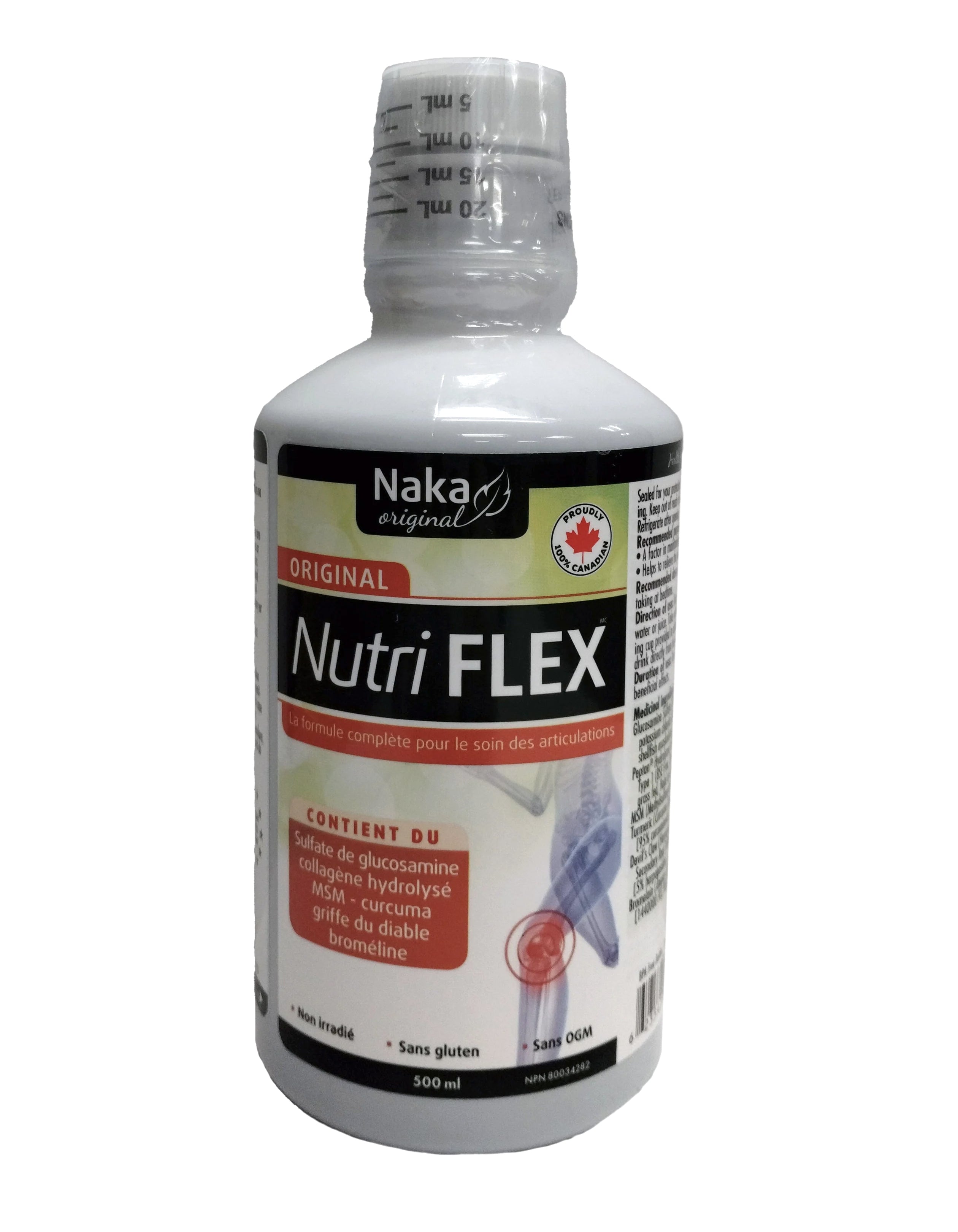 Nutri-Flex original - Formule complète pour le soin des articulations - Naka - 500ml