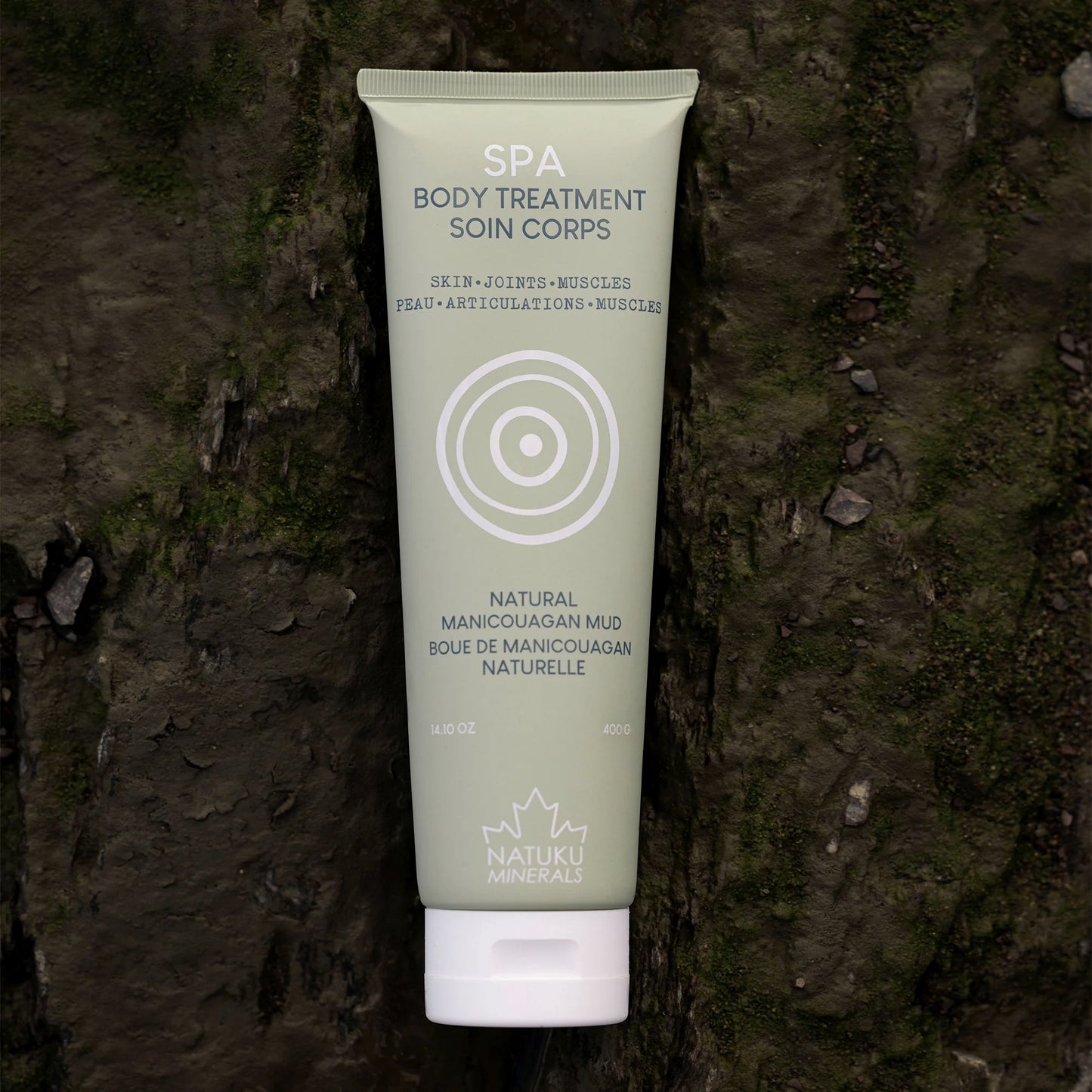 Boue de Manicouagan naturelle - Soin Corps - Peau - Articulations - Muscles - Cataplasmes - Natuku Minerals - 400g