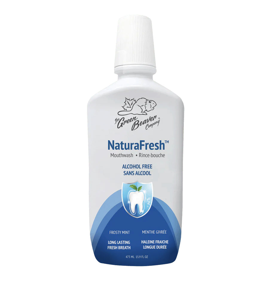Rince-Bouche NaturaFresh sans alcool - Menthe Givrée - Green Beaver - 473ml