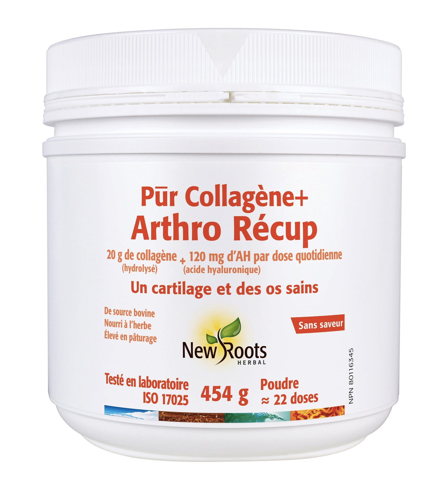 Pur Collagène + Arthro Récup - New Roots - 454g