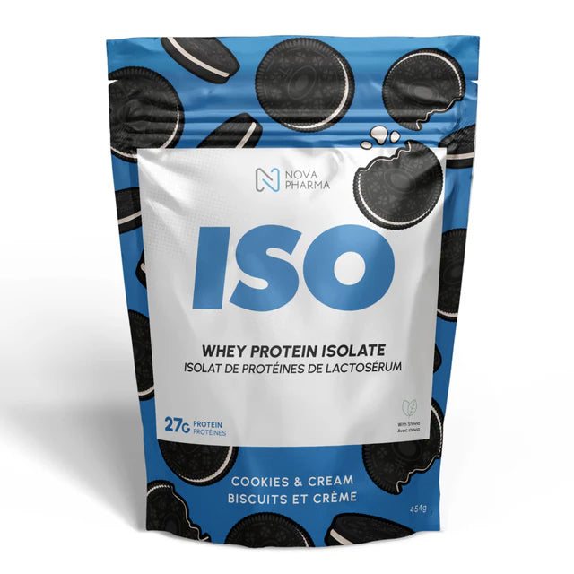 Protéines Iso - Biscuits & Crème - Nova Pharma - 454g