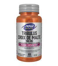 Tribulus Terrestris Croix de Malte 400mg - Now Sports - 100 capsules