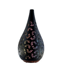 Diffuseur d'aromathérapie ultrasonique en pierre céramique noire avec couleur rotative - Now