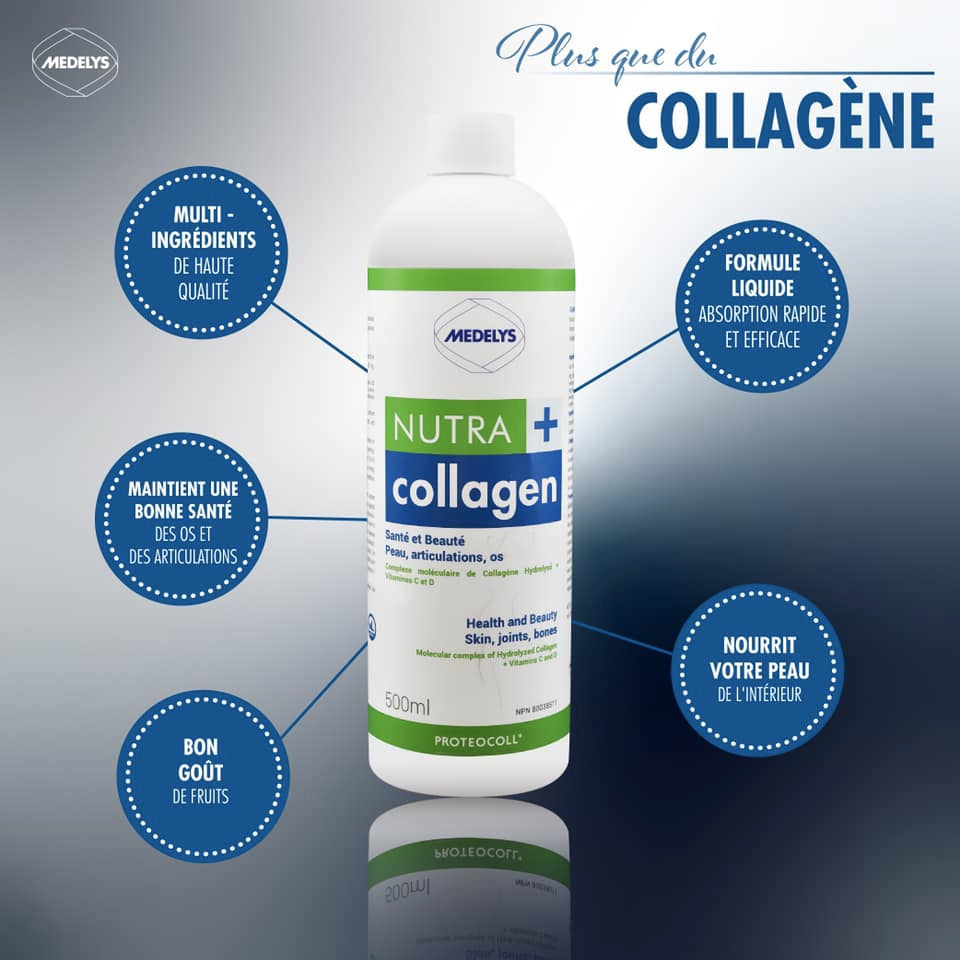 Nutra Collagène + - Medelys - 2 formats / 250ml ou 500ml