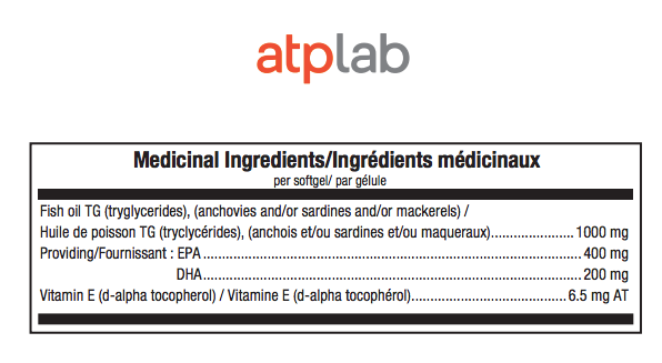 Omega Pure - ATPLAB - 120 gélules