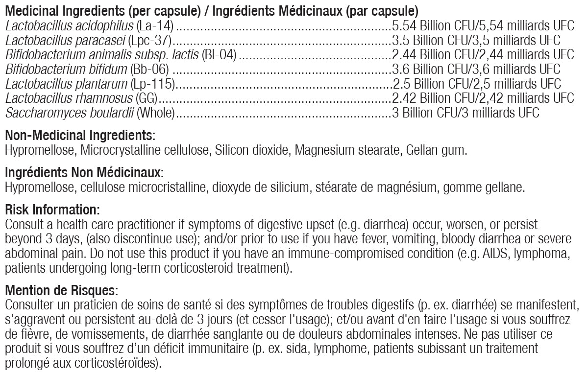 Ortho Biotic (probiotiques) - Ortho Molecular Products - 30 capsules