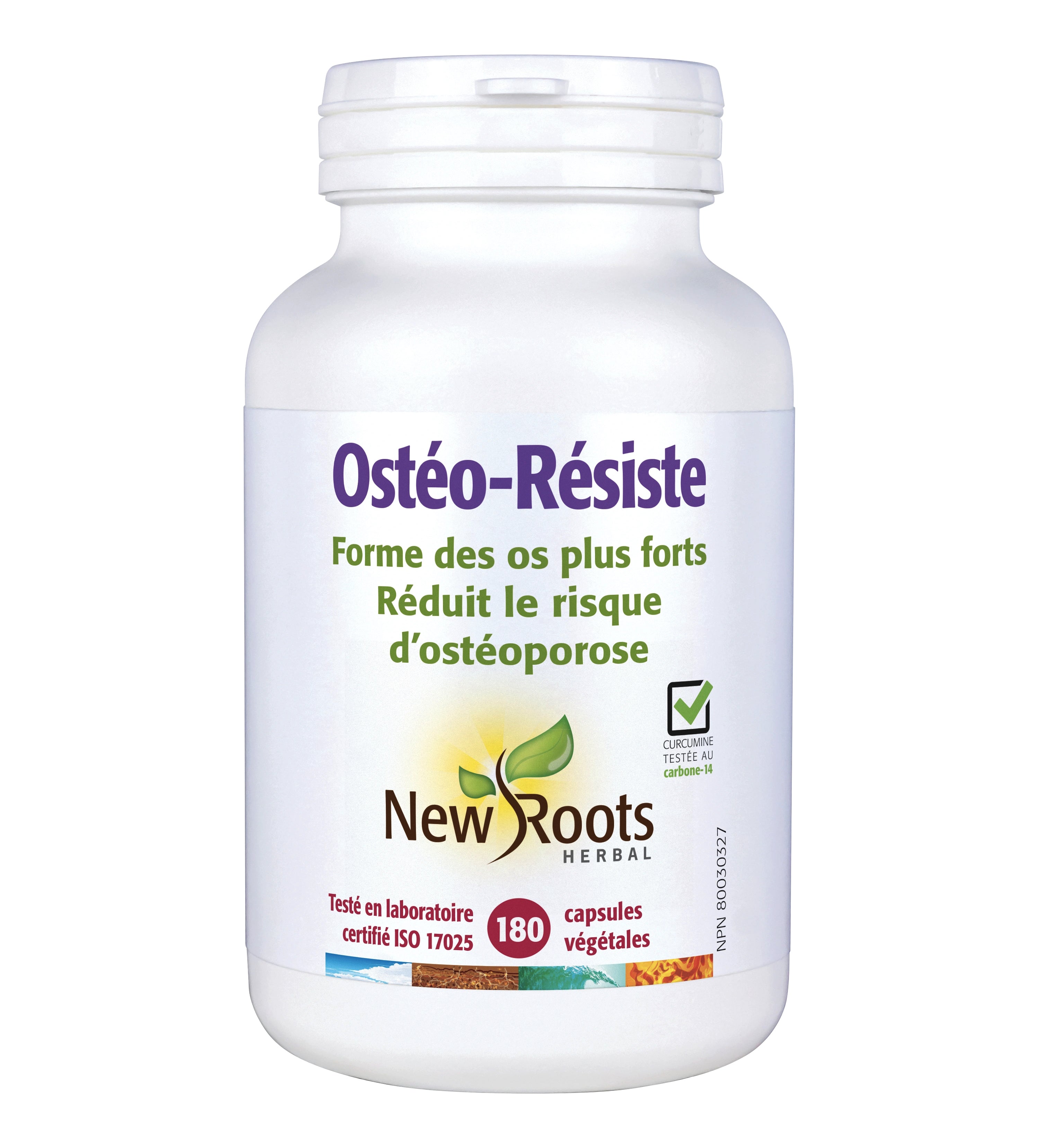 Ostéo-Résiste - Strong bones - New Roots - 180 capsules