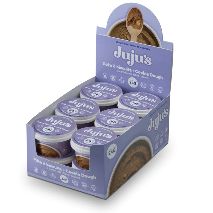 Collation protéinée, Pâte à biscuits - Caramel Salé - Juju,S Donuts