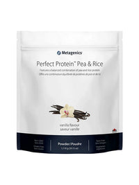 Perfect Protein Pea & Rice - Protéines Pois et riz - Chocolat ou Vanille - Metagenics - 1,110g